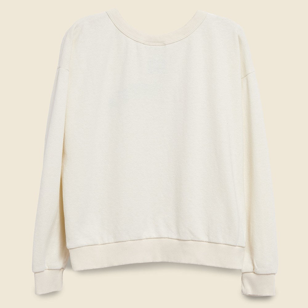 DAUGHTER Sweatshirt - White/Gold - Fort Lonesome - STAG Provisions - W - Tops - L/S Fleece