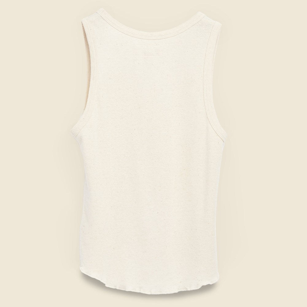 Hemp Rib Tank - Natural - Mollusk - STAG Provisions - W - Tops - Sleeveless