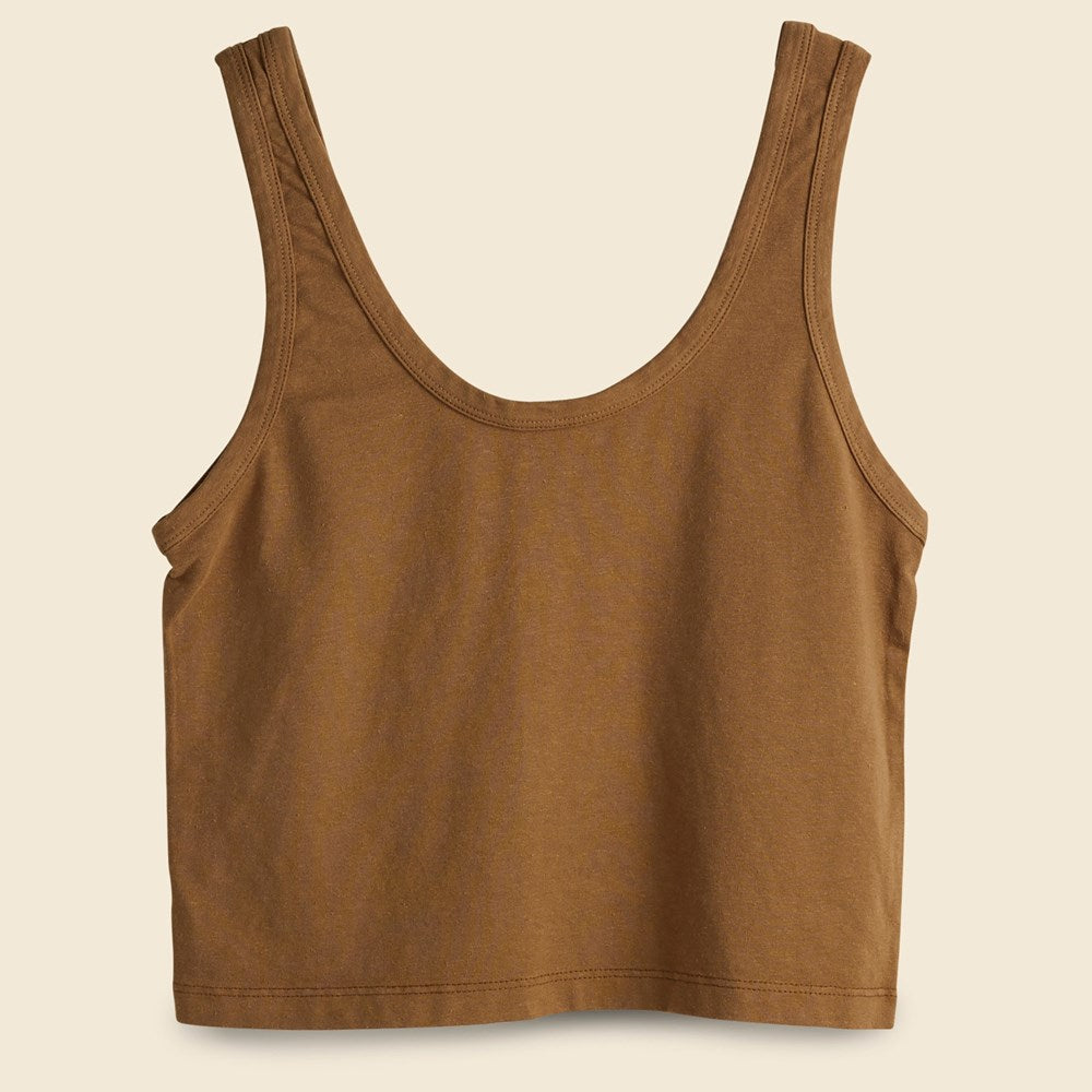 Sporty Tank - Coyote - Jungmaven - STAG Provisions - W - Tops - Sleeveless