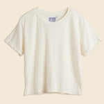 Cropped Lorel Tee - White - Jungmaven - STAG Provisions - W - Tops - S/S Tee