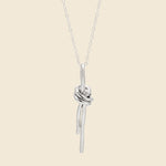 Knot Charm Necklace - Sterling Silver - 8.6.4 Design - STAG Provisions - W - Accessories - Necklace