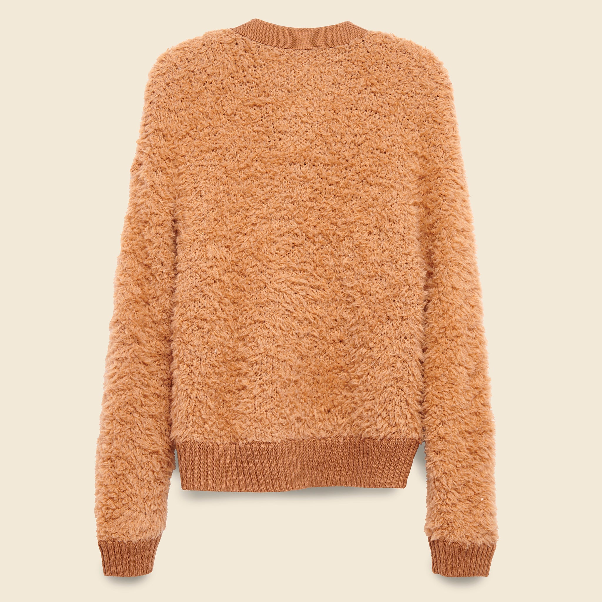 Wooly Cardigan - Terracotta - Alex Mill - STAG Provisions - W - Tops - Sweater