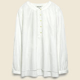 Easy Popover Texture Top - White - Alex Mill - STAG Provisions - W - Tops - L/S Woven