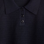 Zoe Sweater Polo - Navy - Alex Mill - STAG Provisions - W - Tops - S/S Knit