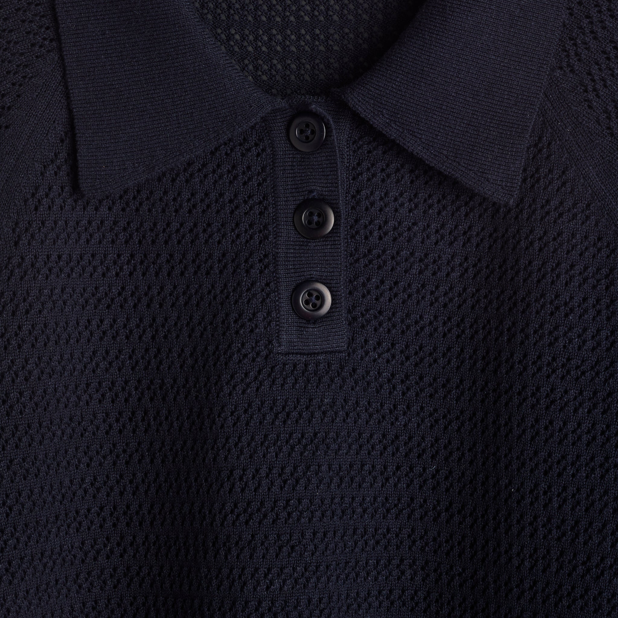 Zoe Sweater Polo - Navy - Alex Mill - STAG Provisions - W - Tops - S/S Knit