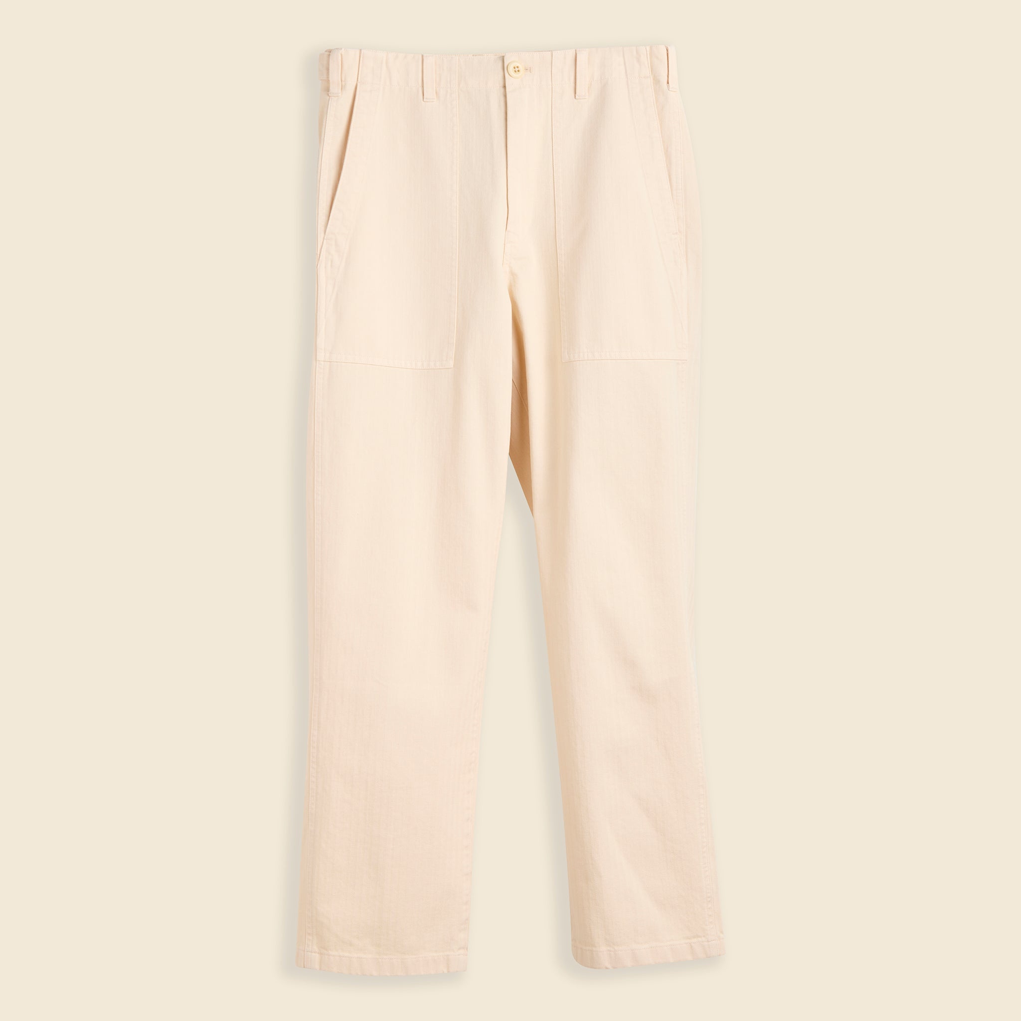 Utility Pant in Herringbone - Ecru - Alex Mill - STAG Provisions - W - Pants - Twill