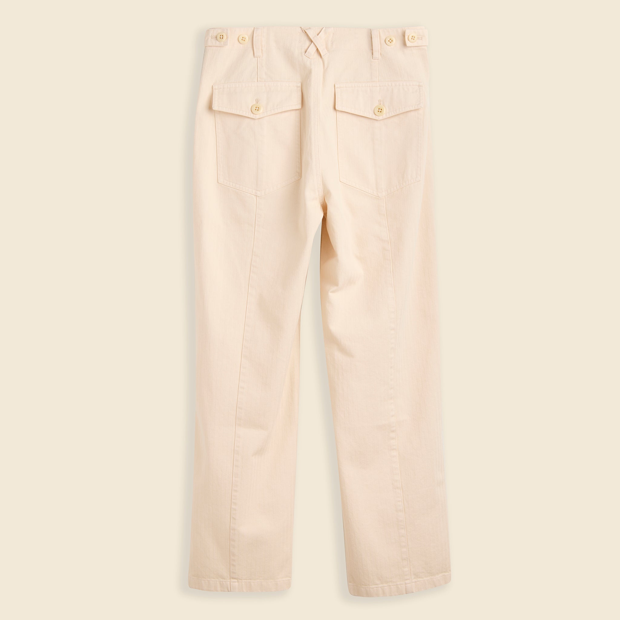 Utility Pant in Herringbone - Ecru - Alex Mill - STAG Provisions - W - Pants - Twill