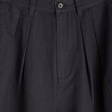 Double Pleat Pant in Twill - Washed Black - Alex Mill - STAG Provisions - W - Pants - Twill