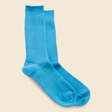 Brilliant Crew Sock - Bright Blue - Anonymous Ism - STAG Provisions - W - Accessories - Socks