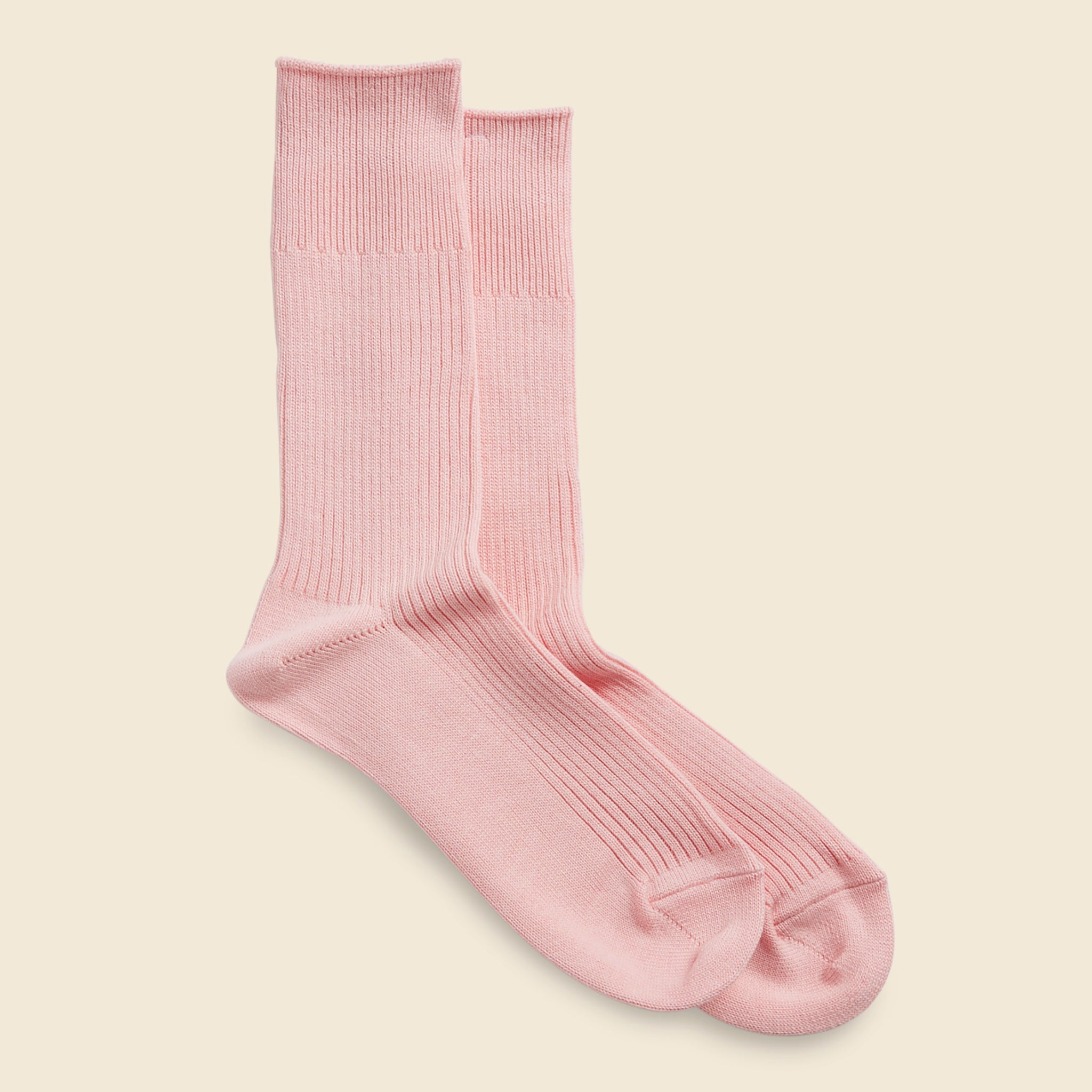 Brilliant Crew Sock - Light Pink - Anonymous Ism - STAG Provisions - W - Accessories - Socks