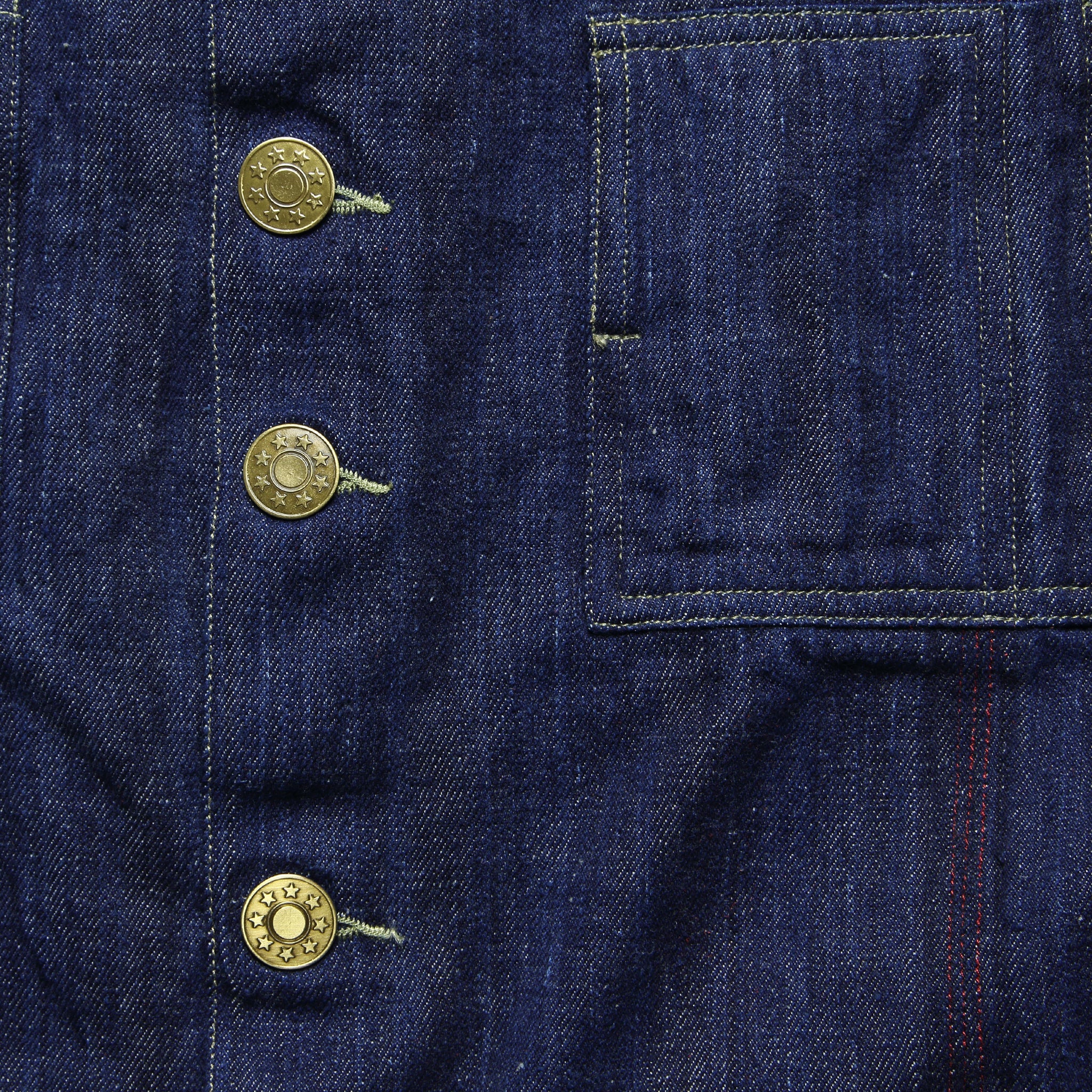 Selvedge Denim Jacket - Indigo - Auntie Oti - STAG Provisions - W - Outerwear - Coat/Jacket