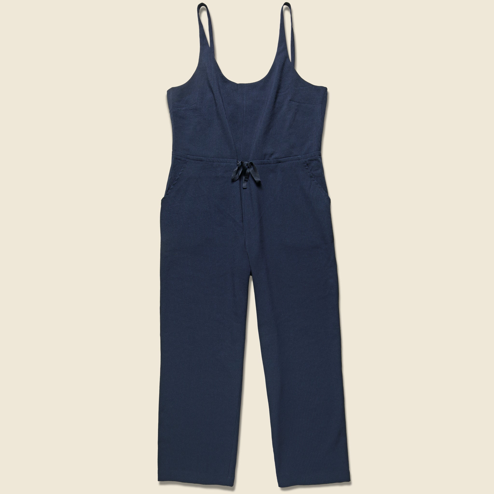 Otto Jumpsuit - Navy Seersucker - Bridge & Burn - STAG Provisions - W - Onepiece - Jumpsuit