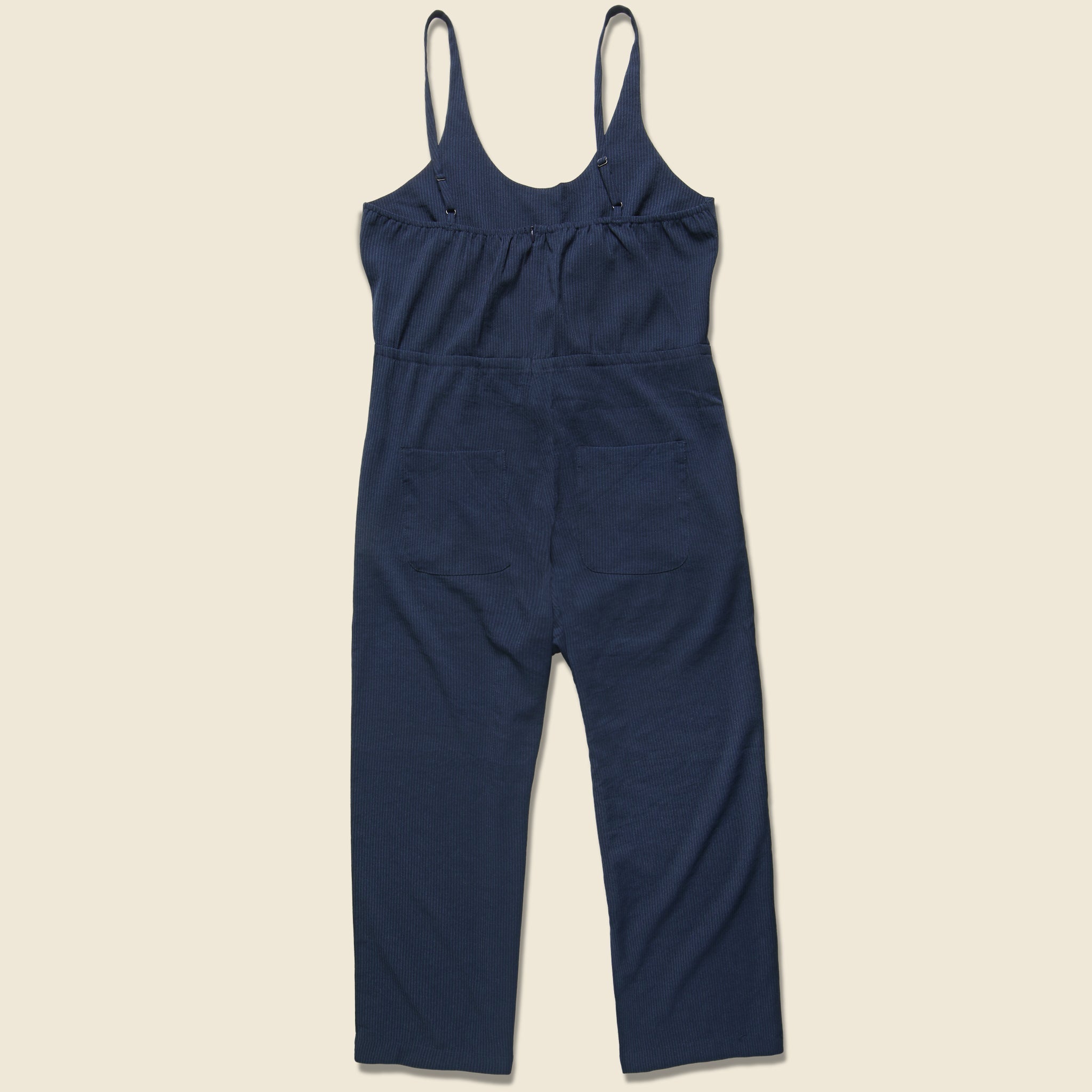 Otto Jumpsuit - Navy Seersucker - Bridge & Burn - STAG Provisions - W - Onepiece - Jumpsuit