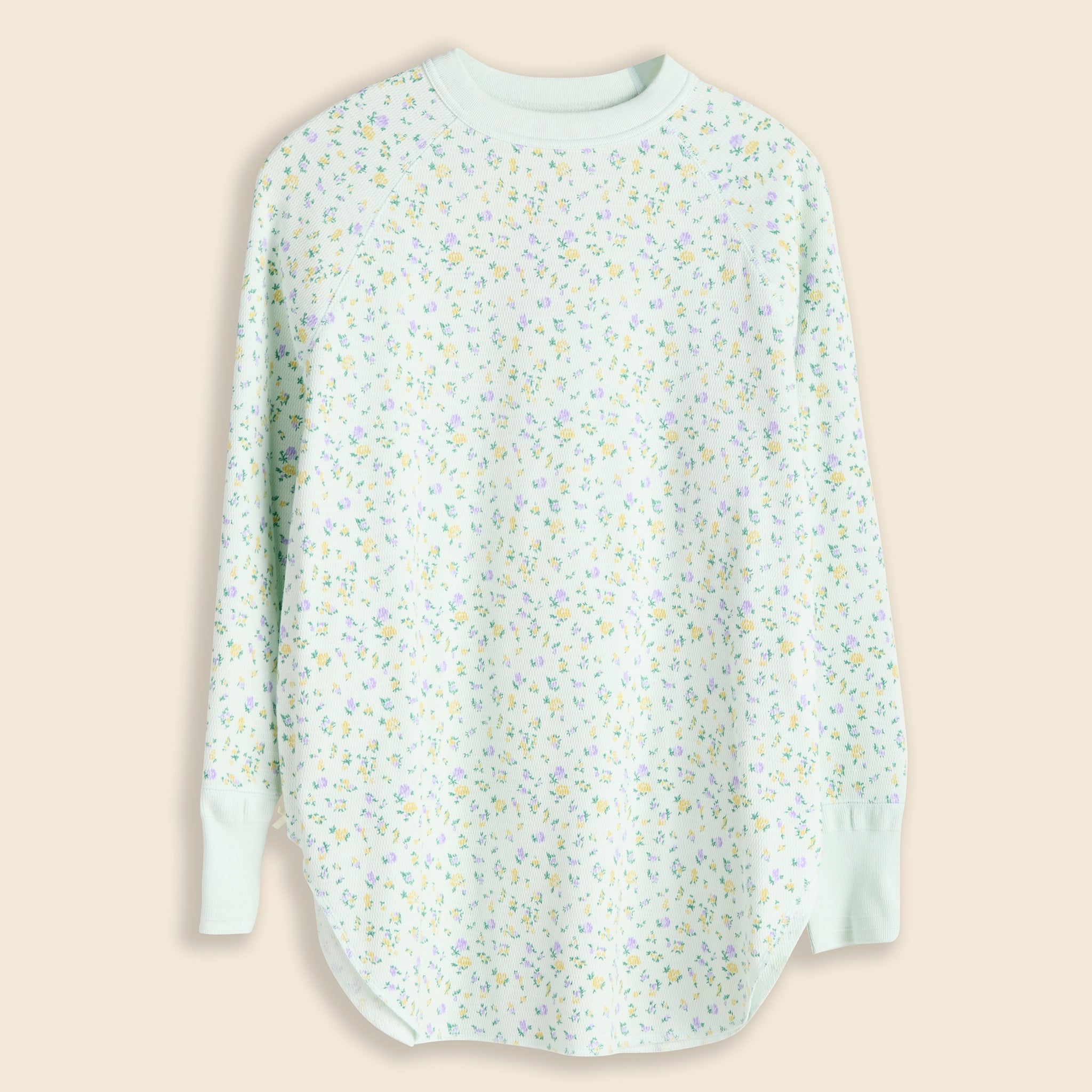 Floral Thermal L/S - Mint Green - BEAMS BOY - STAG Provisions - W - Tops - L/S Knit