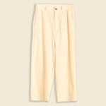 5 Wale Cropped Corduroy Pant - Ivory - BEAMS BOY - STAG Provisions - W - Pants - Twill