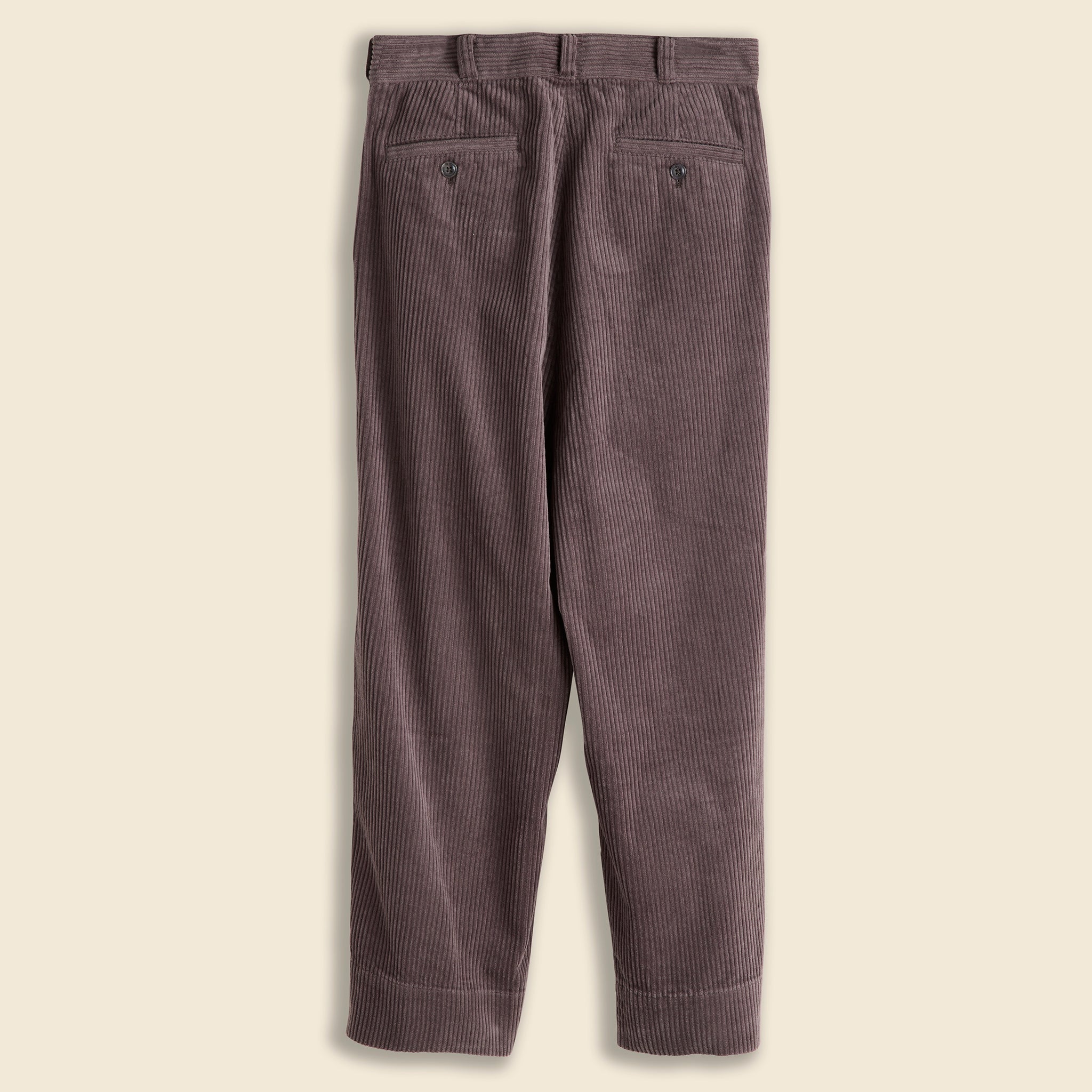 5 Wale Cropped Corduroy Pant - Charcoal - BEAMS BOY - STAG Provisions - W - Pants - Twill