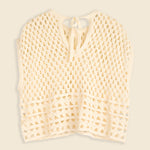 Crocheted Patterned Vest - Off White - BEAMS BOY - STAG Provisions - W - Outerwear - Vest