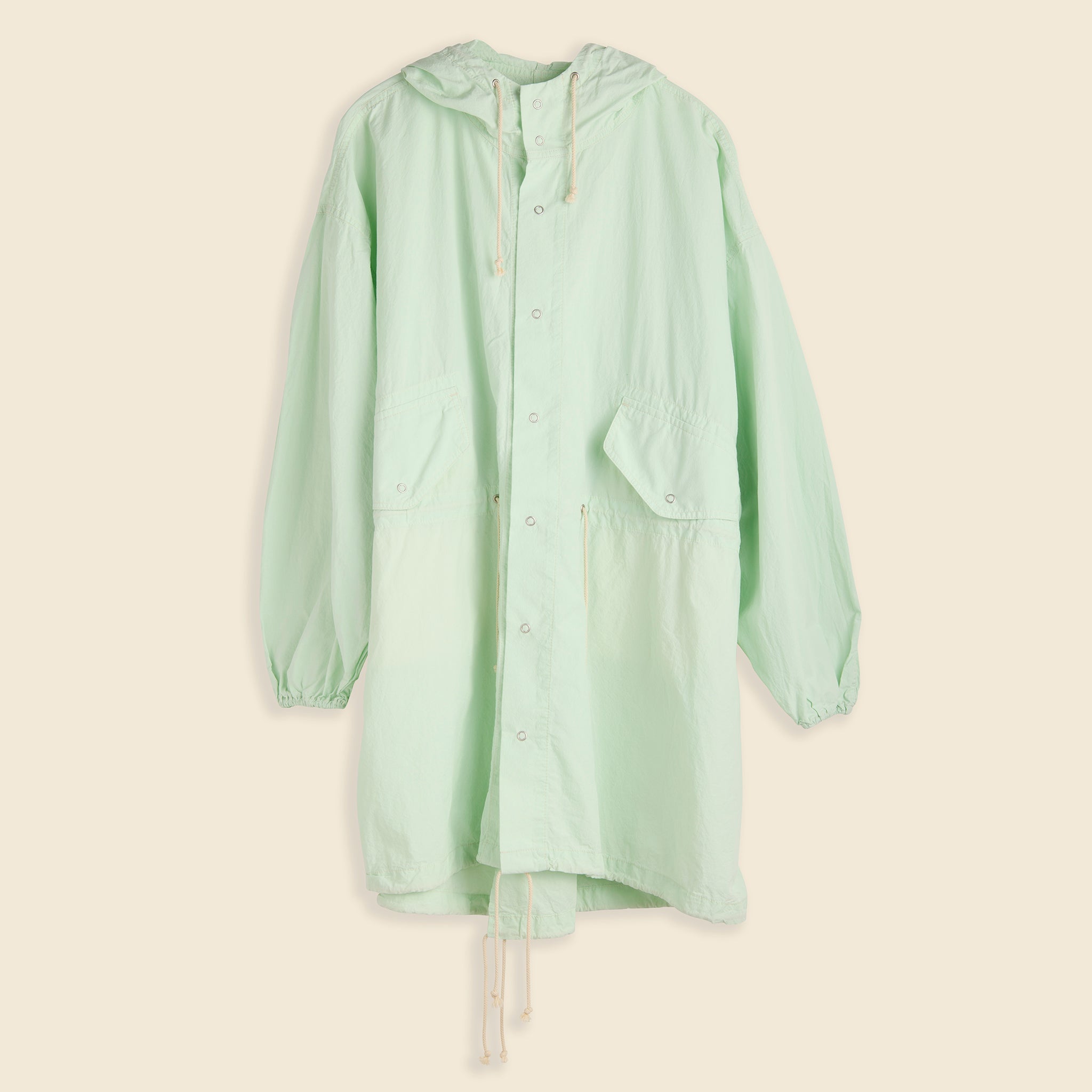 Spring Parka Coat - Mint Green - BEAMS BOY - STAG Provisions - W - Outerwear - Coat/Jacket