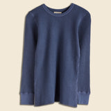 Long Sleeve Thermal Pullover - Indigo - BEAMS BOY - STAG Provisions - W - Tops - L/S Knit