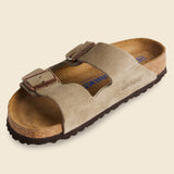 Arizona Soft Footbed - Taupe Suede - Birkenstock - STAG Provisions - W - Shoes - Sandals