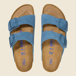 Arizona Soft Footbed - Elemental Blue Suede - Birkenstock - STAG Provisions - W - Shoes - Sandals