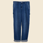 Pierce Pant Straight - Dark Blue - Carhartt WIP - STAG Provisions - W - Pants - Twill