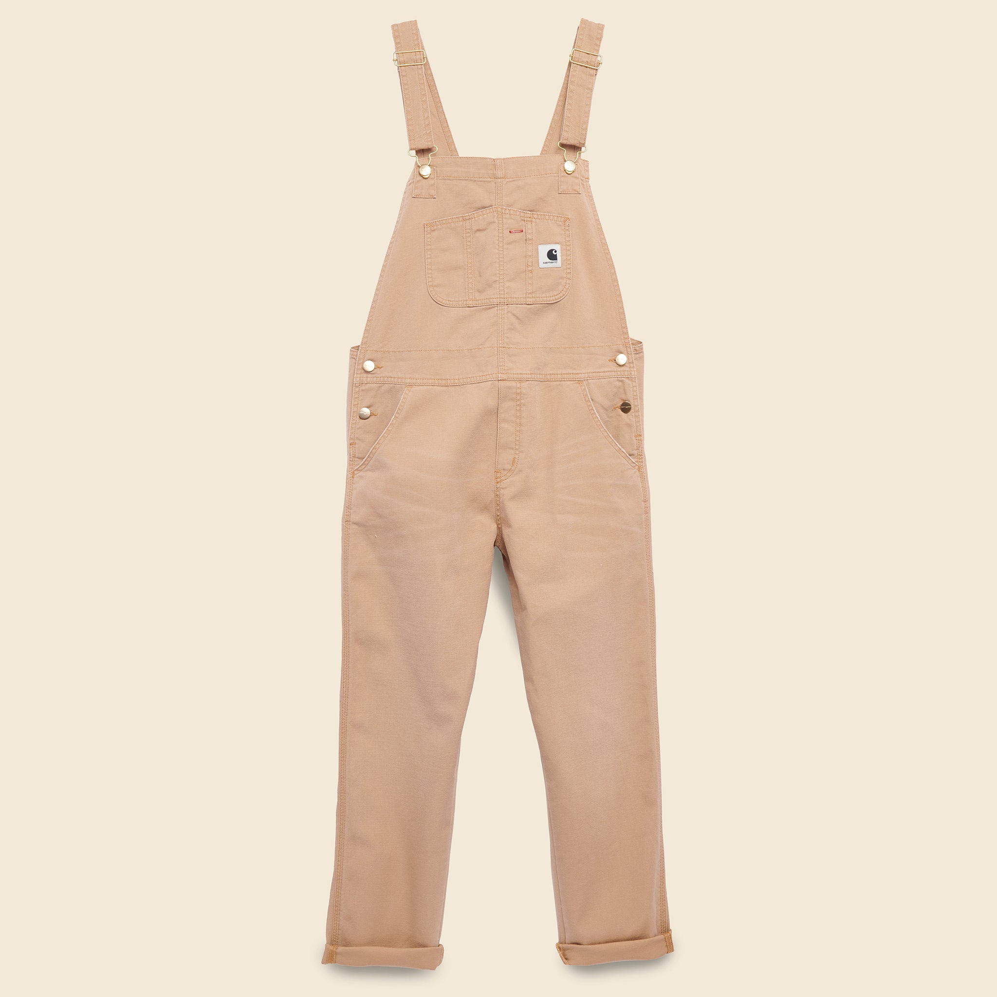 Bib Overall - Dusty Brown - Carhartt WIP - STAG Provisions - W - Onepiece - Overalls