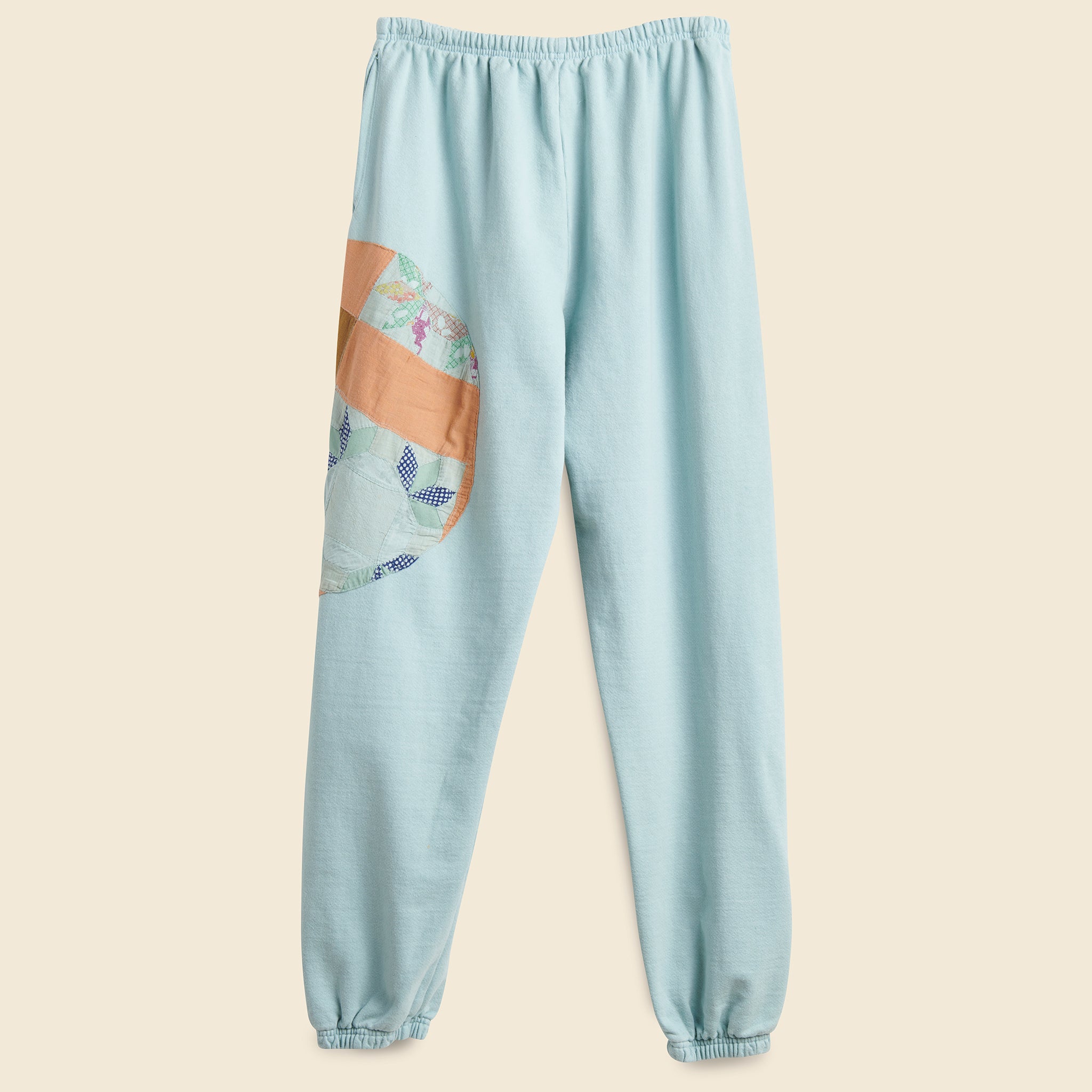 Patchwork Sweatpants - Sky Overdye - Carleen - STAG Provisions - W - Pants - Lounge