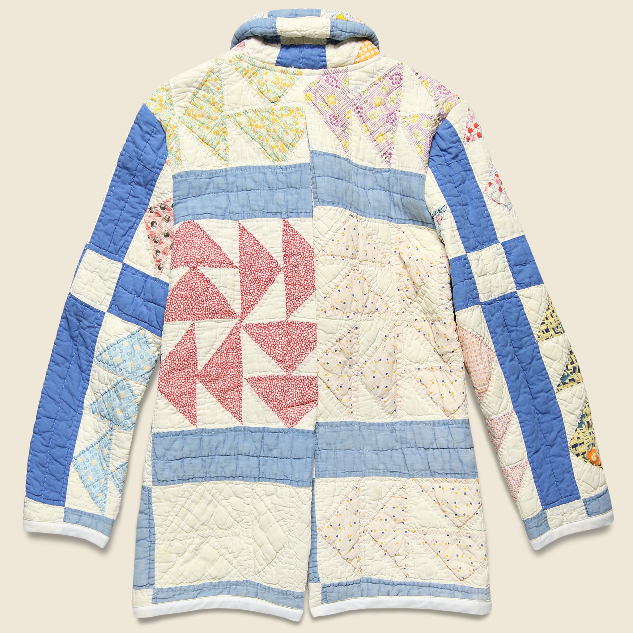 Moving Day Quilt Jacket - Blue/Green/Pink - Carleen - STAG Provisions - W - Outerwear - Coat/Jacket