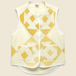 Quilt Vest - Natural/Yellow - Carleen - STAG Provisions - W - Outerwear - Vest