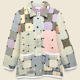 Moving Day Quilt Jacket - Black Tassle/Pink/Lilac Traditional Block - Carleen - STAG Provisions - W - Outerwear - Coat/Jacket