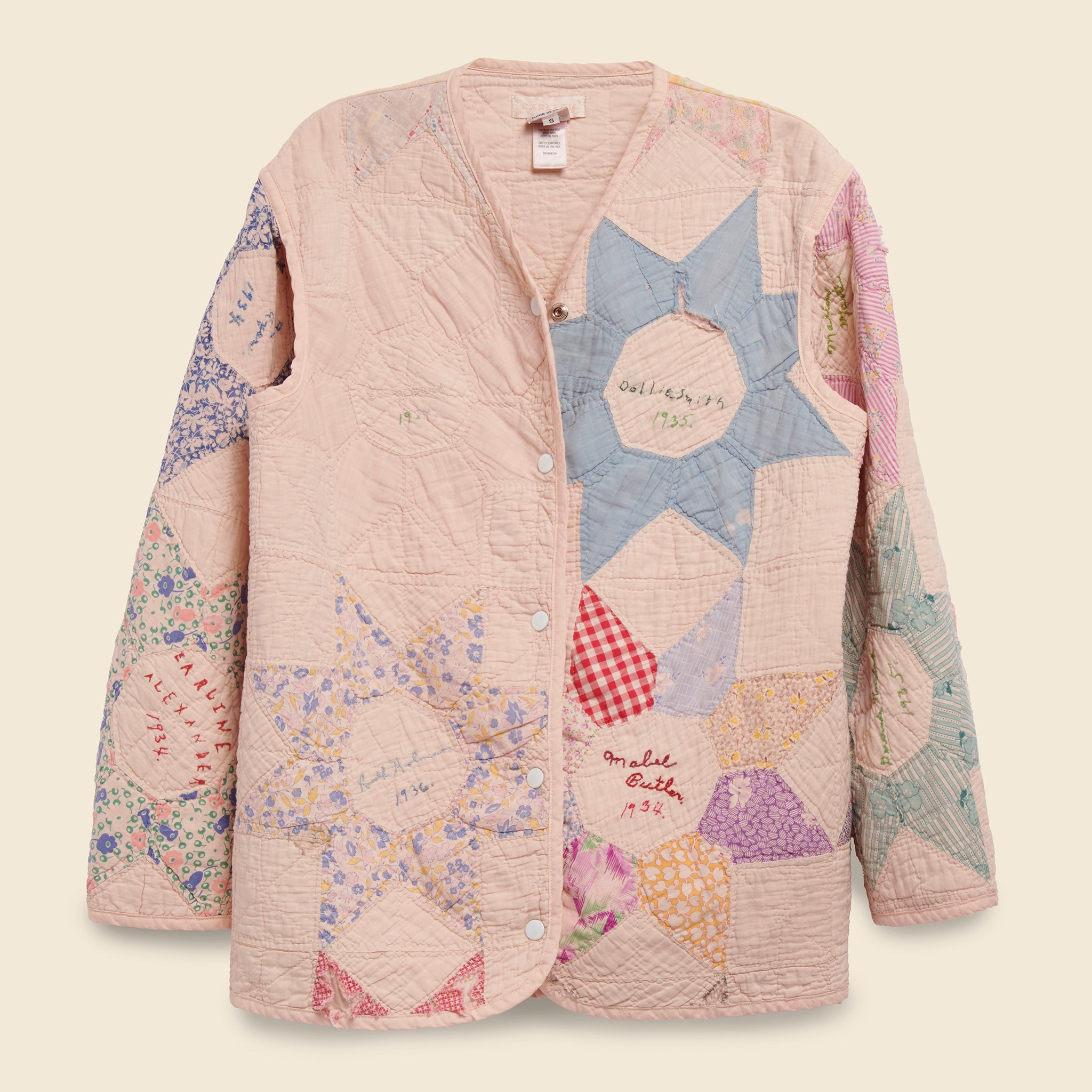 Quilt Liner Jacket - Pink Overdye, Embroidered - Carleen - STAG Provisions - W - Outerwear - Coat/Jacket