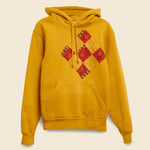 Quilt Patch Hoodie (Front Patch - Red Bandana) - Gold - Carleen - STAG Provisions - W - Tops - L/S Fleece