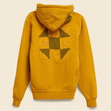 Quilt Patch Hoodie (Front Patch - Red Bandana) - Gold - Carleen - STAG Provisions - W - Tops - L/S Fleece