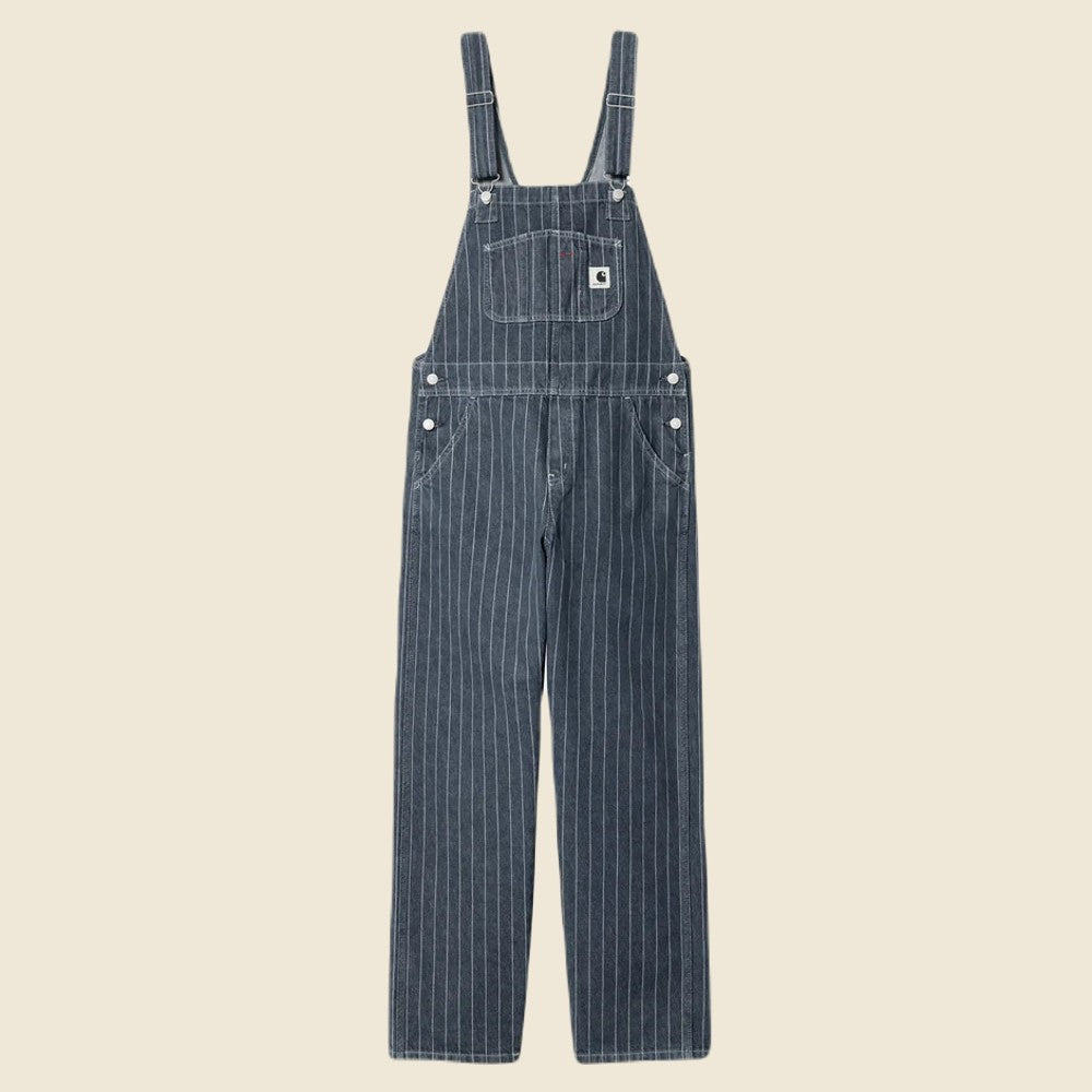 Orlean Bib Overall - Blue/White Stripe - Carhartt WIP - STAG Provisions - W - Onepiece - Overalls