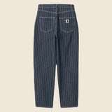 Orlean Pant - Blue/White Stripe - Carhartt WIP - STAG Provisions - W - Pants - Twill