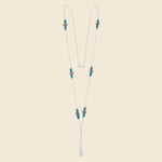 Bolo Tip Necklace - Sterling Silver/Turquoise - DINEH - STAG Provisions - W - Accessories - Necklace