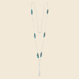 Bolo Tip Necklace - Sterling Silver/Turquoise - DINEH - STAG Provisions - W - Accessories - Necklace