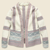 Aurora Kimono Jacket - Pink Canyon Serape - Faherty - STAG Provisions - W - Tops - Sweater