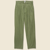 Emma Trouser - Moss - Esby - STAG Provisions - W - Pants - Twill