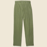 Emma Trouser - Moss - Esby - STAG Provisions - W - Pants - Twill