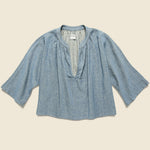 Lily Top - Chambray Herringbone - Esby - STAG Provisions - W - Tops - S/S Woven