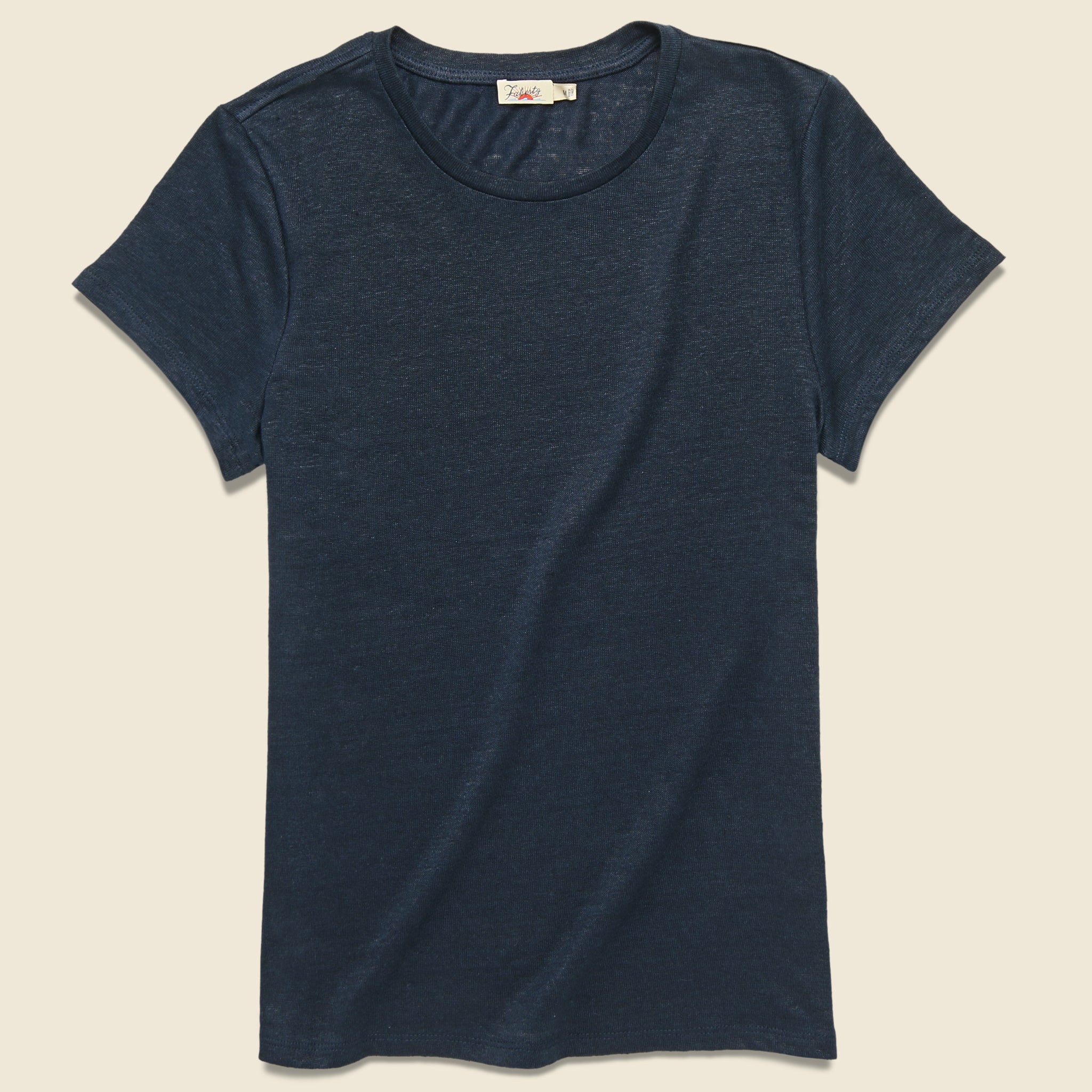 Didion Tee - Navy - Faherty - STAG Provisions - W - Tops - S/S Tee