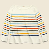 Francoise Tee - Emma Multi Stripe - Faherty - STAG Provisions - W - Tops - L/S Knit