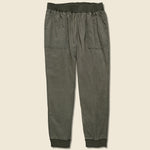 Arlie Day Pant - Hawkeye Green - Faherty - STAG Provisions - W - Pants - Twill