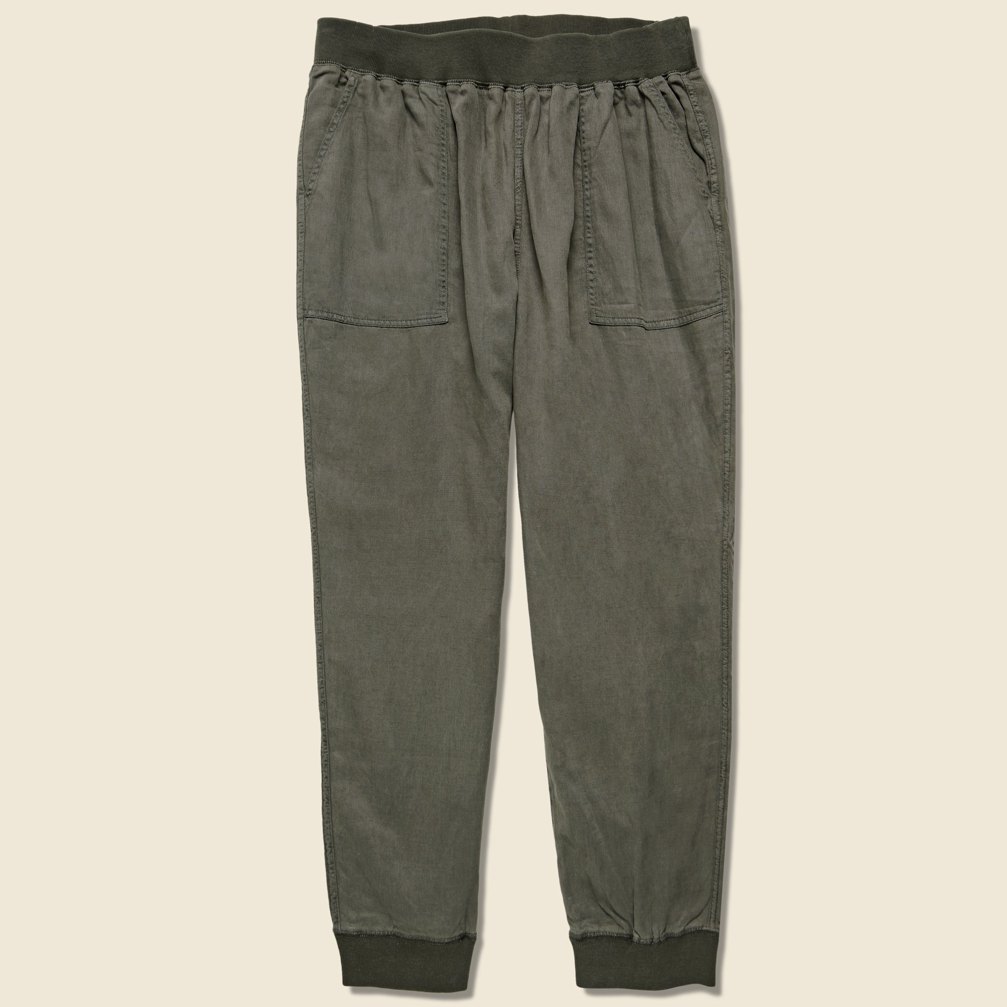 Arlie Day Pant - Hawkeye Green - Faherty - STAG Provisions - W - Pants - Twill