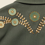 Squash Blossom Military Cropped Jacket - Sage Green - Fort Lonesome - STAG Provisions - W - One & Done - Apparel