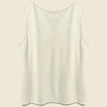 Cotton/Linen Muscle Tee - Natural - Imogene + Willie - STAG Provisions - W - Tops - Sleeveless