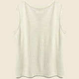 Cotton/Linen Muscle Tee - Natural - Imogene + Willie - STAG Provisions - W - Tops - Sleeveless