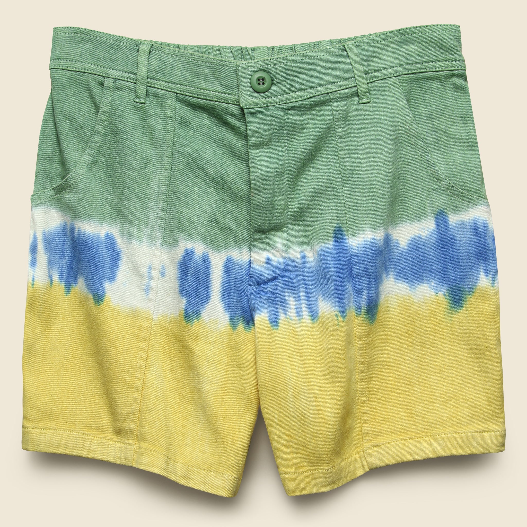 Venice Short - Spruce Green Dip Dye - Jungmaven - STAG Provisions - W - Shorts - Other